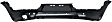 Rear Textured Bumper Cover, 4 Cyl., 2.4L Engine, Production Date Up To February 11, 2011, With Parking Aid Sensor Holes