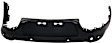 Rear Textured Bumper Cover, 4 Cyl., 2.4L Engine, Production Date Up To February 11, 2011, With Parking Aid Sensor Holes, CAPA Certified