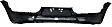 Rear Textured Bumper Cover, 4 Cyl., 2.4L Engine, Without Parking Aid Sensor Holes