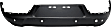 Rear Textured Bumper Cover, 4 Cyl., 2.4L Engine, With Parking Aid Sensor Holes, CAPA Certified