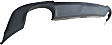 Rear, Lower Valance, Bumper Cover, Primed
