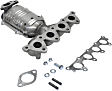Driver Side Catalytic Converter, Federal EPA Standard, 46-State Legal (Cannot ship to CA, CO, NY or ME), With Integrated Exhaust Manifold, 1.6L Eng