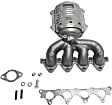 Driver Side Catalytic Converter, Federal EPA Standard, 46-State Legal (Cannot ship to CA, CO, NY or ME), With Integrated Exhaust Manifold, 1.6L Eng