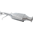 Rear Catalytic Converter, 3.5L, 6Cyl, Federal EPA Standard, 46-State Legal (Cannot ship to CA, CO, NY or ME), Direct Replacement Series, Direct Fit