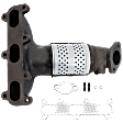 Front, Driver Side Catalytic Converter, 2.7L, 6Cyl, Federal EPA Standard, 46-State Legal (Cannot ship to CA, CO, NY or ME), Direct Replacement Series, Direct Fit