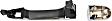 2013 Kia Sorento - Front, Passenger Side Chrome Exterior Door Handle, Without Key Hole
