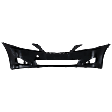 Front Primed Bumper Cover, For Models Without Pre-Collision System and Headlight Washer, CAPA Certified