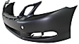 Front Primed Bumper Cover, With Fog Light Holes, Without Parking Aid Sensor Holes, Without Headlight Washer Holes