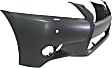 Front Primed Bumper Cover, Base Model, 6 Cyl., 3.5L Engine, For Models Without F Sport Package, With Parking Aid Sensor Holes and Headlight Washer Holes