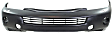 Front Primed Bumper Cover, For Models With Premium Package, With Cruise Control, Type 1, Without Parking Aid Sensor Holes, Without Fog Light Holes