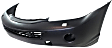 Front Primed Bumper Cover, For Models With Premium Package, With Cruise Control, Type 1, Without Parking Aid Sensor Holes, Without Fog Light Holes