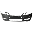 Front Primed Bumper Cover, With Fog Light Holes, With Parking Aid Sensor Holes, With Headlight Washer Holes