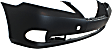 2010-2012 Lexus ES350 - Front Primed Bumper Cover, Base Model, 6 Cyl., 3.5L Engine, Without Parking Aid Sensor Holes