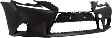2014-2015 Lexus IS250 - Front Primed Bumper Cover, F Sport Model, With Fog Light Holes, Without Parking Aid Sensor Holes and Headlight Washer Holes