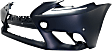 2015 Lexus IS250 Base - Front Primed Bumper Cover, For Models Without F Sport Package and Headlight Washer Holes, With Park Distance Control Sensor Holes, CAPA Certified