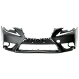 2015 Lexus IS250 - Front Primed Bumper Cover, For Models Without F Sport Package, Headlight Washer Holes and Park Distance Control Sensor Holes, CAPA Certified