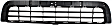 Front, Lower Bumper Grille, Black, Base Model