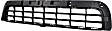 Front, Lower Bumper Grille, Black, Base Model