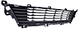 Front Bumper Grille, Textured Gray, Base Model