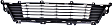 Front Bumper Grille, Textured Gray, Base Model