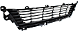 Front Bumper Grille, Textured Gray CAPA Certified