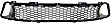 Front Bumper Grille, Black, Base Model