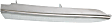Front, Passenger Side Bumper Trim, Chrome, Side Molding