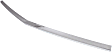 Front, Driver or Passenger Side Bumper Trim, Chrome