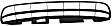 2011 Lexus RX350 - Front, Center Bumper Grille, Textured Gray