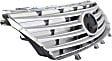 Grille Assembly, Painted Silver Shell and Insert, Base Model, 6 Cyl., 3.5L Engine