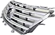 Grille Assembly, Painted Silver Shell and Insert, Base Model, 6 Cyl., 3.5L Engine