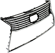 Grille Assembly, Chrome Shell with Painted Black Insert