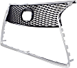 Grille, Chrome Shell with Black Insert, 8 Cyl., 4.6L Engine