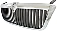 2006 Lincoln Navigator Luxury - Grille, Chrome Shell with Black Insert, For Models Without Monochromatic Package