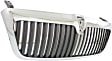 2006 Lincoln Navigator Luxury - Grille, Chrome Shell with Black Insert, For Models Without Monochromatic Package