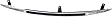 Grille Trim, Upper, Chrome, Sport Model