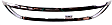 2004-2006 Lexus LS430 - Grille Trim, Center, Chrome, Base Model, 8 Cyl., 4.3L Engine
