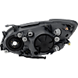 Passenger Side Headlight, without Bulb, HID/Xenon, Clear Lens