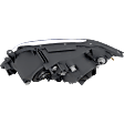 Passenger Side Headlight, without Bulb, HID/Xenon, Clear Lens
