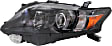 Driver Side Headlight, with Bulb, Halogen, Clear Lens, Black Interior, Base Model, 6 Cyl., 3.5L Engine