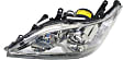 Driver Side Headlight, without Bulb, HID/Xenon, Clear Lens, Base Model, 6 Cyl., 3.5L Engine