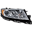 Passenger Side Halogen Headlight, With bulb(s), OE Replacement,, CAPA Certified