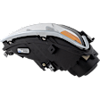 Passenger Side Halogen Headlight, With bulb(s), OE Replacement,, CAPA Certified