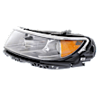 Driver Side Halogen Headlight, With bulb(s), OE Replacement, Sedan, CAPA Certified