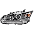 Driver Side Headlight, with Bulb, Halogen, Clear Lens, 4 Cyl., 1.8L Engine, CAPA Certified