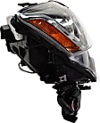 Passenger Side HID/Xenon Headlight, Without bulb(s), OE Replacement, Sedan