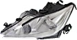 Driver Side Headlight, without Bulb, HID/Xenon, Base Model