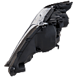 Passenger Side Headlight, without Bulb, HID/Xenon, Clear Lens, Base Model