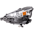 Driver Side Headlight, without Bulb, HID/Xenon, Except C Models
