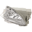 Front, Driver Side Halogen Fog Light, Without bulb(s)